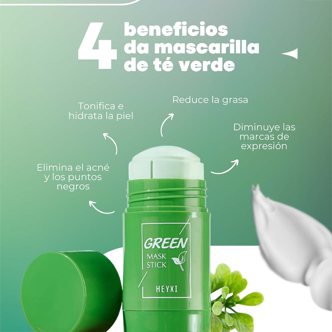 ¡OFERTA 2x1 + REGALO! - MASCARILLA EXFOLIANTE TÉ VERDE | Edición LaBellaPerfecta®