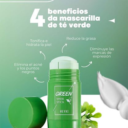 ¡OFERTA 2x1 + REGALO! - MASCARILLA EXFOLIANTE TÉ VERDE | Edición LaBellaPerfecta®
